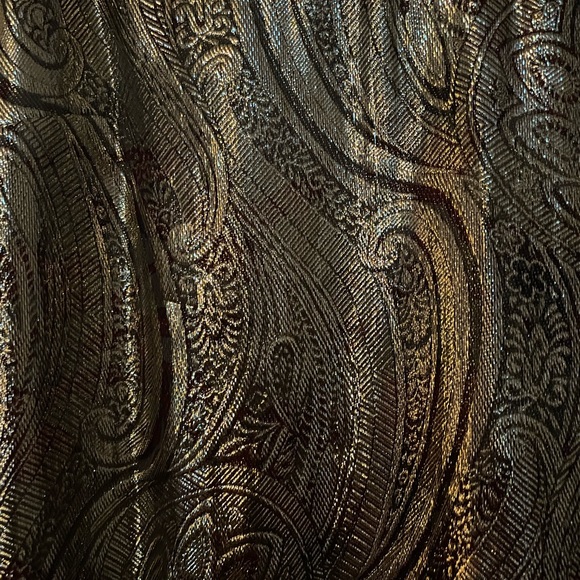 J Crew Women’s Cate Cami Metallic Paisley Top - Picture 3 of 5